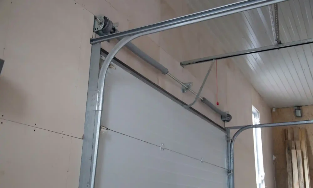 Cable garage door